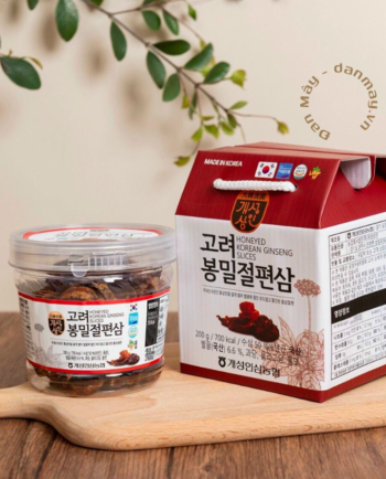 Hồng sâm tẩm mật ong thái lát Hàn Quốc