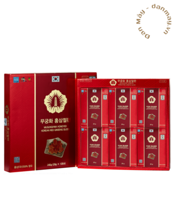 HỒNG SÂM LÁT TẨM MẬT ONG MUGUNGHWA 12 gói x 20g