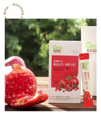 Nước hồng sâm KGC Goodbase vị lựu đỏ Korean Red Ginseng with Pomegranate hộp 30 gói x 50ml