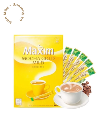 Cà phê hòa tan Maxim Mocha Gold Mild 12g x 100 gói | 동서 맥심모카믹스 12g x 100포