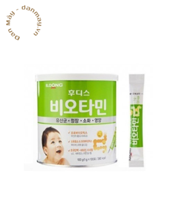 Men vi sinh ILDong nội địa Hàn Quốc hộp 100 gói * 1g
