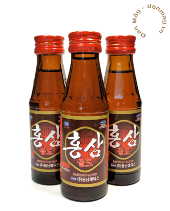 [Hộp 10 chai] Nước uống tăng lực vị hồng sâm 100ml/chai
